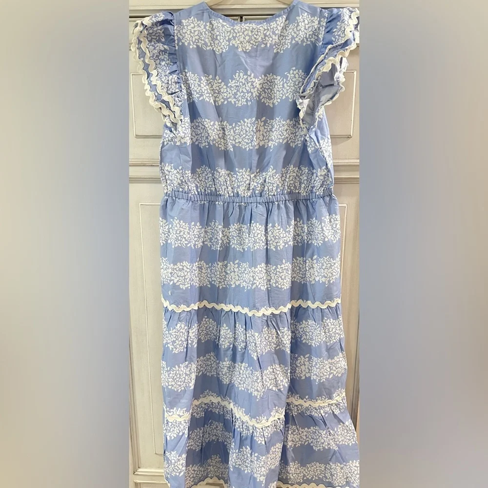 Sail to sable blue midi dress SZ L - Picture 6 of 9